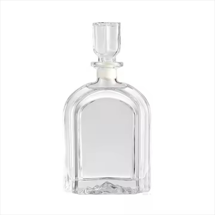 Factory Custom Beverage Glass Bottle Wine Bottle Plug Cork Stopper Tequlia Liquor Whisky Gin Rum Empty Glass Bottles