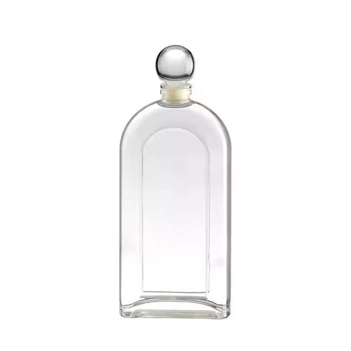 Premium Quality Wine Glass Bottle Gin Spirits Vodka Brandy Bottle Packaging Rum Tequila Gin Vodka Whiskey Glass Bottles