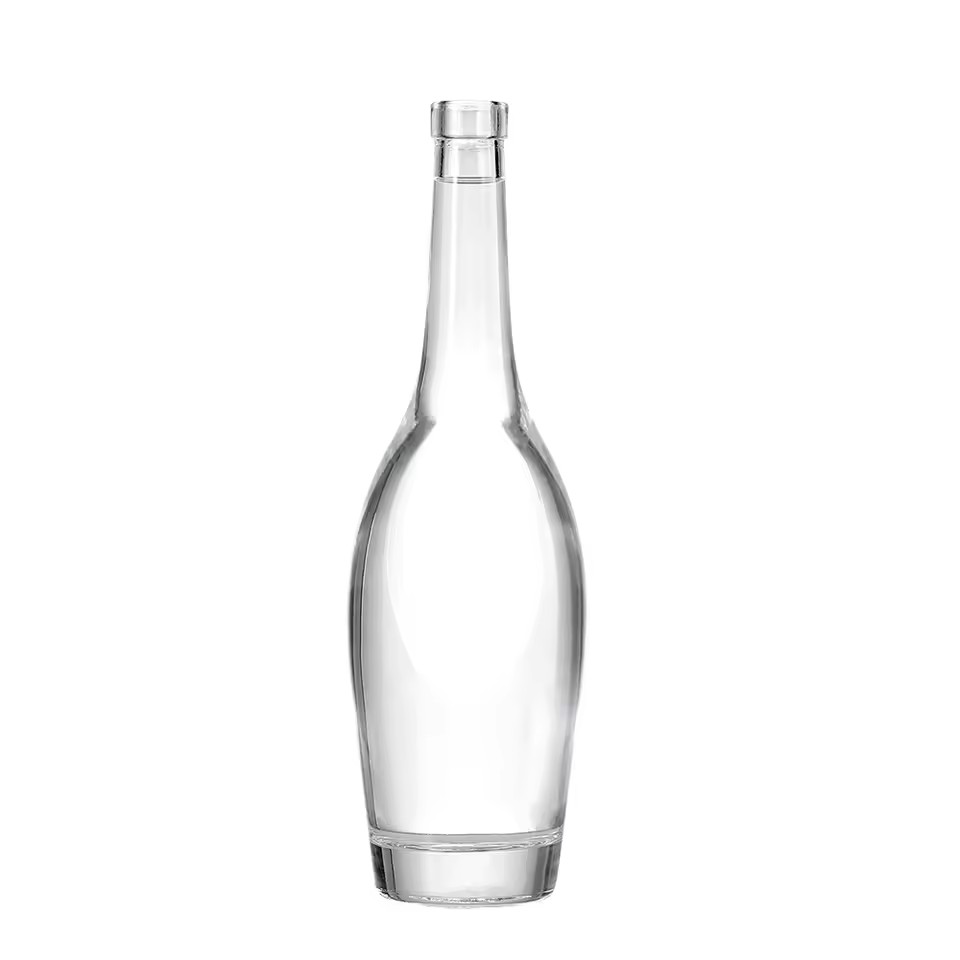 700ml High End Crystal Whiskey Glass Bottle Cork Sealed Clear Rum Tequila Specialty Vodka500ml750ml