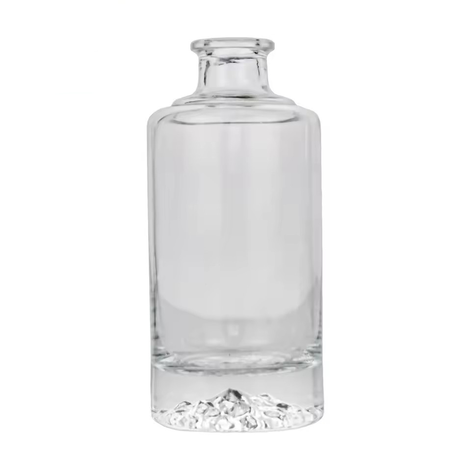 New 250ml Whiskey Glass Bottle with Cork Vodka Gin Glass Bottles 500ml Liquor Wine Spirits in Stock