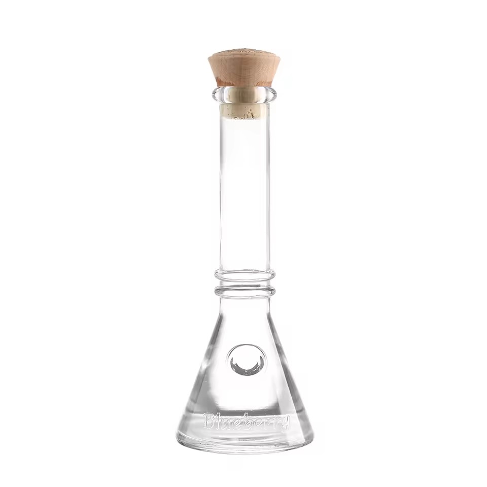 700ml Glass Wine Bottle with Pump Cap and Rubber Stopper Seal for Vodka Whiskey Brandy Energy Drinks & Tequila