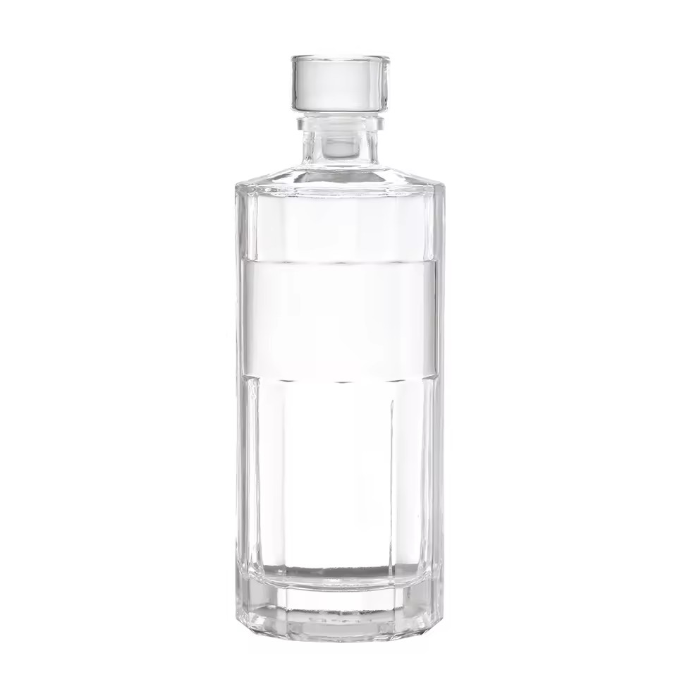 500ml Amber Empty Glass Bottles for Liquor Spirits Whiskey Fruit Wine Cork Seal-for Tequila Brandy