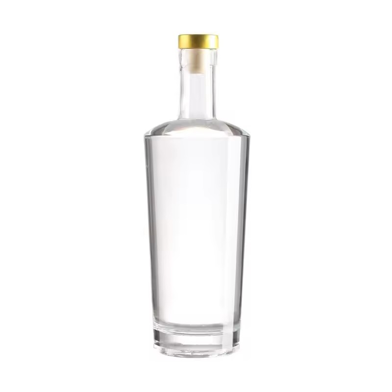 Elegant 750ml Glass Water Bottle for Liquor Cocktails Whiskey Wine Vodka Tequila Brandy Storage Box Packing Included