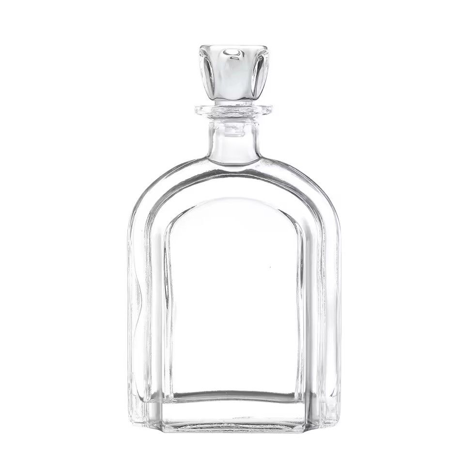 High Quality Custom 750ml Round Glass Wine Bottle Eco-Friendly for Tequila Brandy Whisky in Custom Sizes