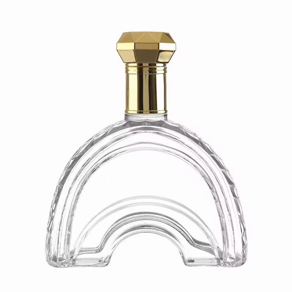 Factory Priced XO Glass Bottles 700ml Capacity with Cork Seal for Liquor Whisky Gin Rum