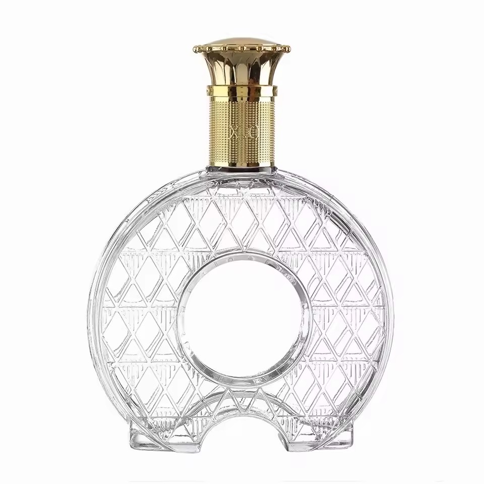 Exceptional Prices on 750ml Brandy XO Flint Glass Bottles with Cork Sealing for Liquor Storage