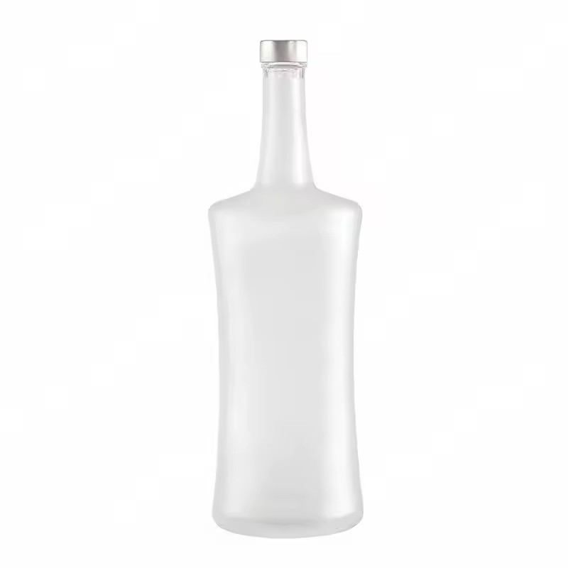 Manufacturer Custom Frosted 500ml 700ml 750ml Liquor Bottle Glass Whisky Rum Tequila Vodka Gin Bottle