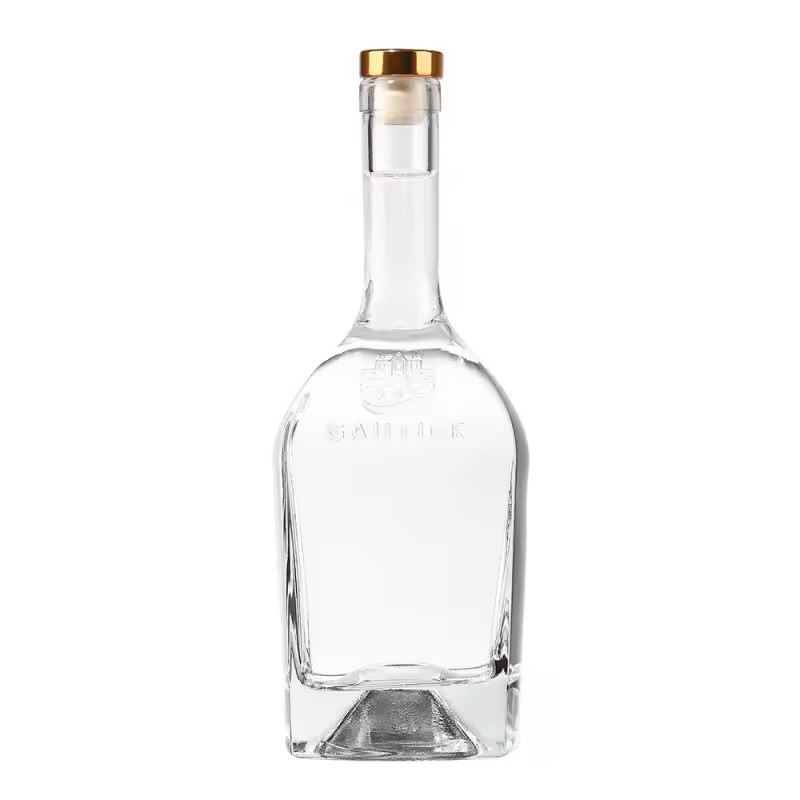 France Supply Custom 500ml 700ml 750ml Spirits Liquor Bottle Whiskey Vodka Tequila Rum Gin Bottle