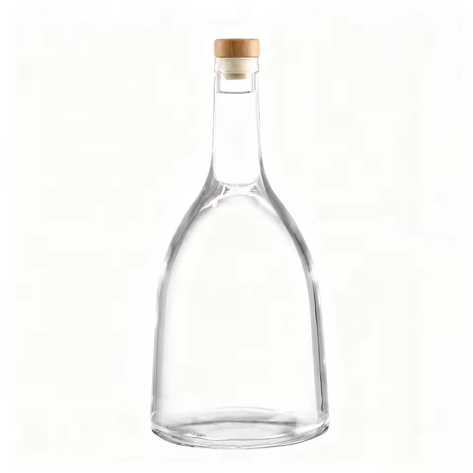 Wholesale European Style 500ml Brandy XO Glass Wine Bottle Whiskey Decor Rubber Stopper for Tequila & Energy Drinks MOQ 3000pcs