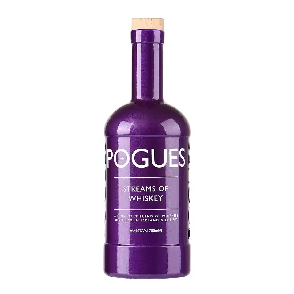 China Manufacturer Custom Logo 750ml Embossed Engraved Spirit Gin Whisky Brandy Liquor Glass Bottle