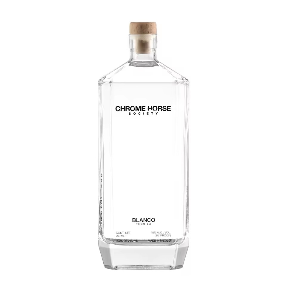 The Crystal Prism Premium High-End Customized Transparent Empty 500ml 750ml Glass Tequila Bottle for Luxury Spirits