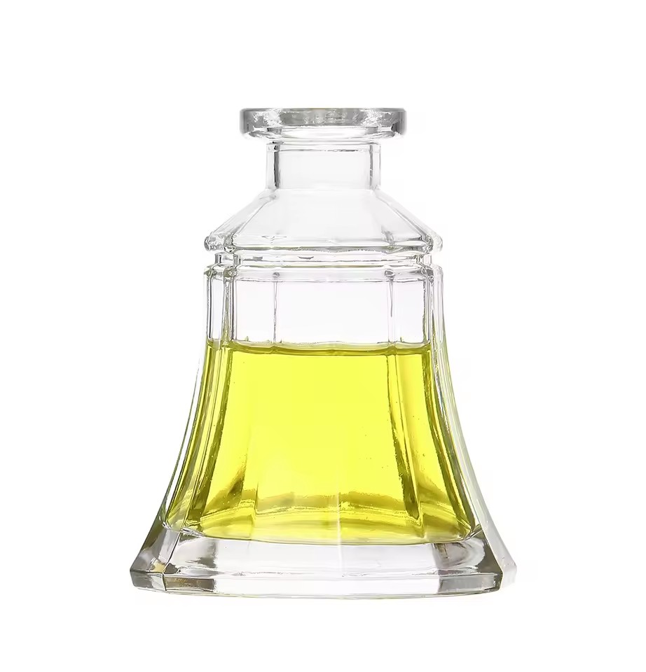 Unqie Design Transparent Mini Capacity 50ml Car Air Freshener Home Fragrance Essential Oil Reed Diffuser Bottle for Sale