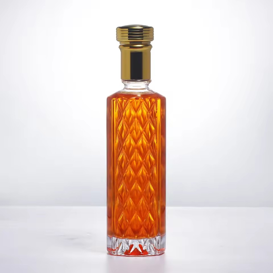 Factory Quality 500ML Crystal Glass Whiskey with Seal 500ML Capacity for Brandy