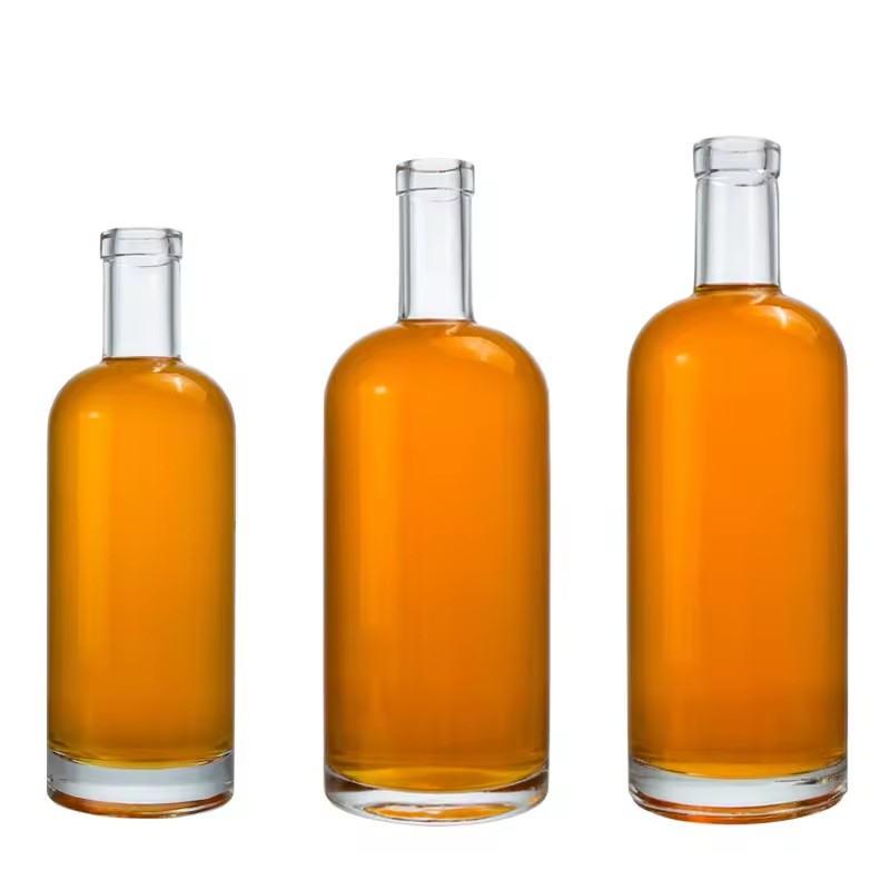 Flint Premium Glass Spirits Bottle 375ml 700ml 750ml Glass Vodka Bottle