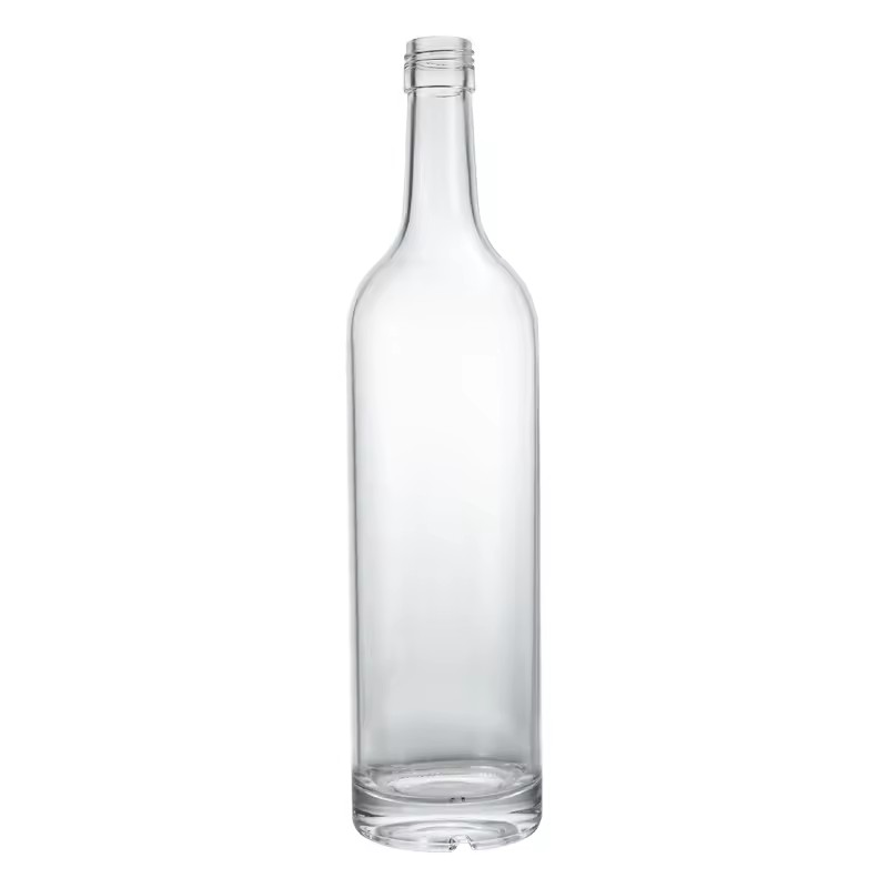 Wholesale 1000ml Glass Bottles Premium Spirit Beverage Bottles for Vodka Gin Whiskey