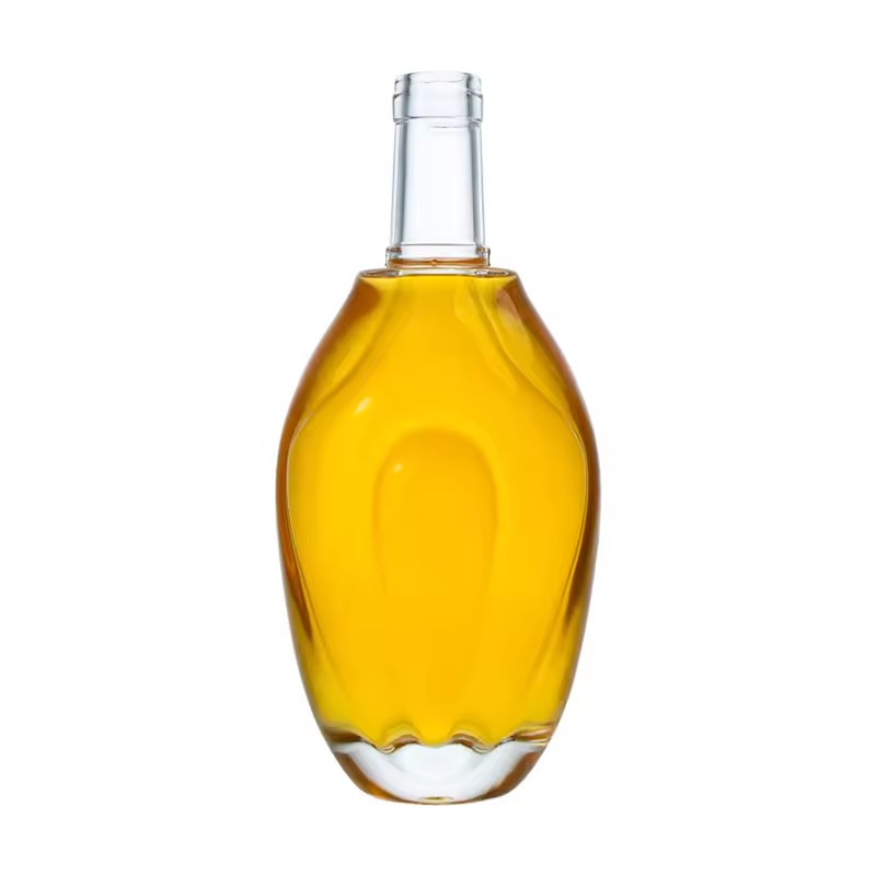 Bespoke Empy Glass Liquor Bottle with Cork 750ml Empty Vodka Whiskey Tequila Bottle