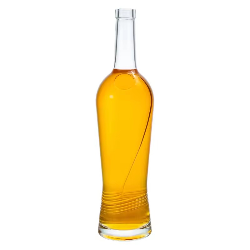 Custom 700ml Empty Glass Bottle Factory Price Alcohol Whiskey Vodka Spirit Glass Liquor Bottles
