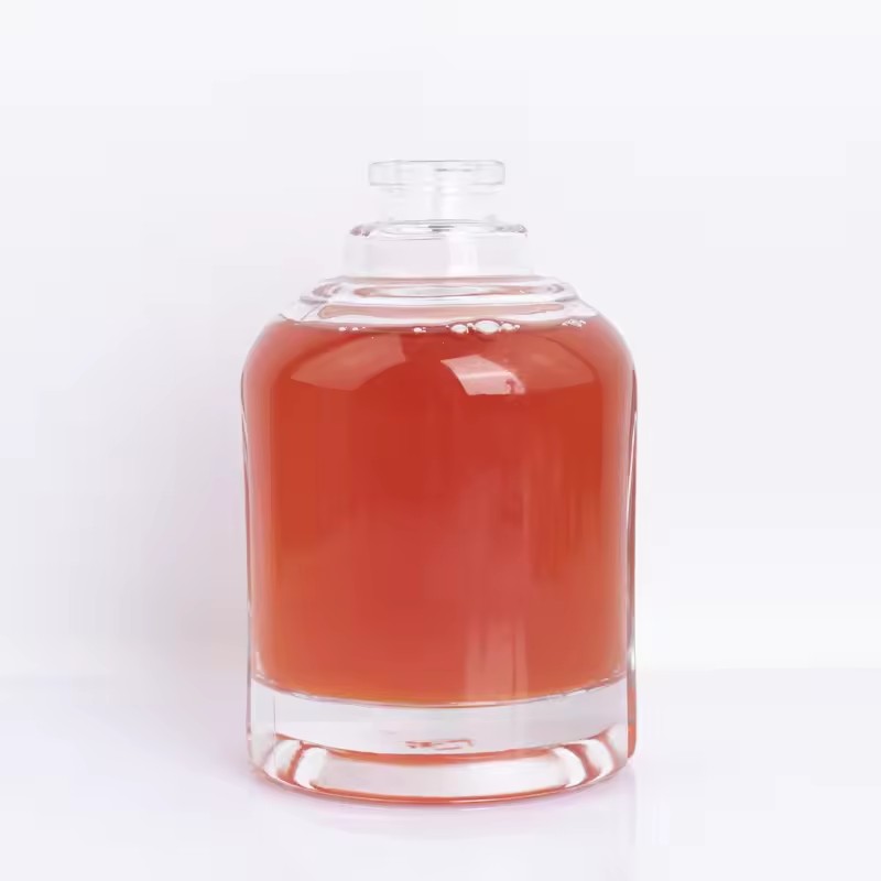 Custom 500ml Spirit Whisky Vodka  Juice Drink Glass Bottles With White Tamper Proof Cap