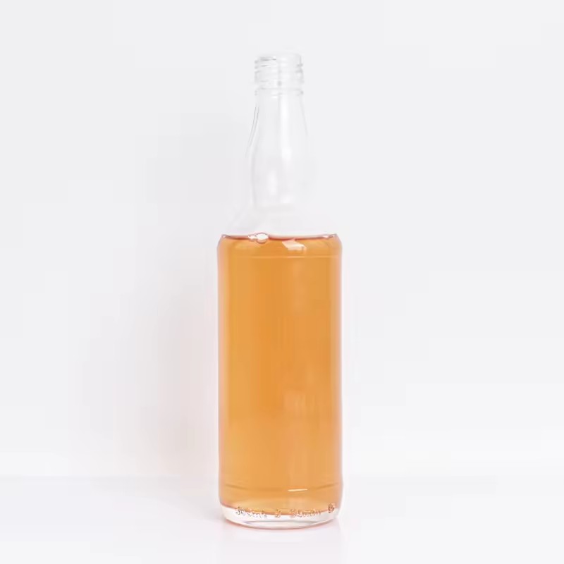 Wholesale 500ml Juice Drink Spirit Whisky Vodka Glass Bottles With White Tamper Proof Cap 