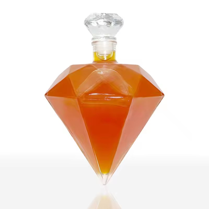 Wholesale 700ml Empty Juice Drink Whisky Vodka Glass Bottles With White Tamper Proof Cap Spirit 