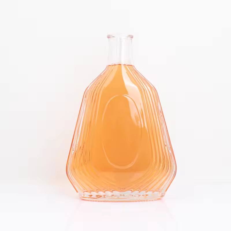 500ml Glass Spirit Bottle for Beverage Fruit Juice Liquor & Tequila Brandy Whisky Gin with Cork