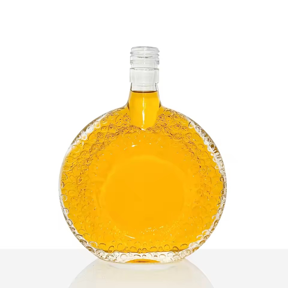 Wholesale 500ml Empty Juice Glass Bottles Spirit Whisky Vodka Special Bottom