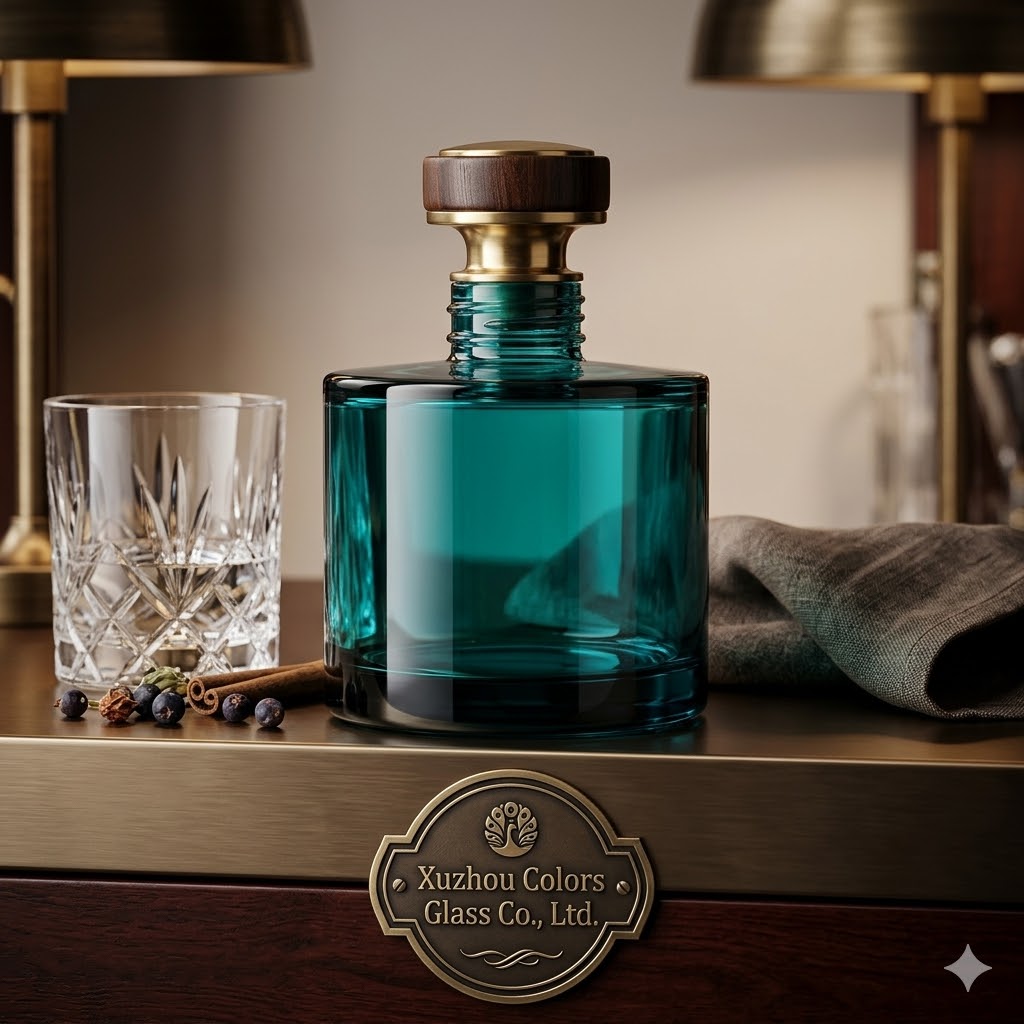 Exquisite 200ml Unique Luxury Glass Bottles - Dual Use for Fragrance & Spirits