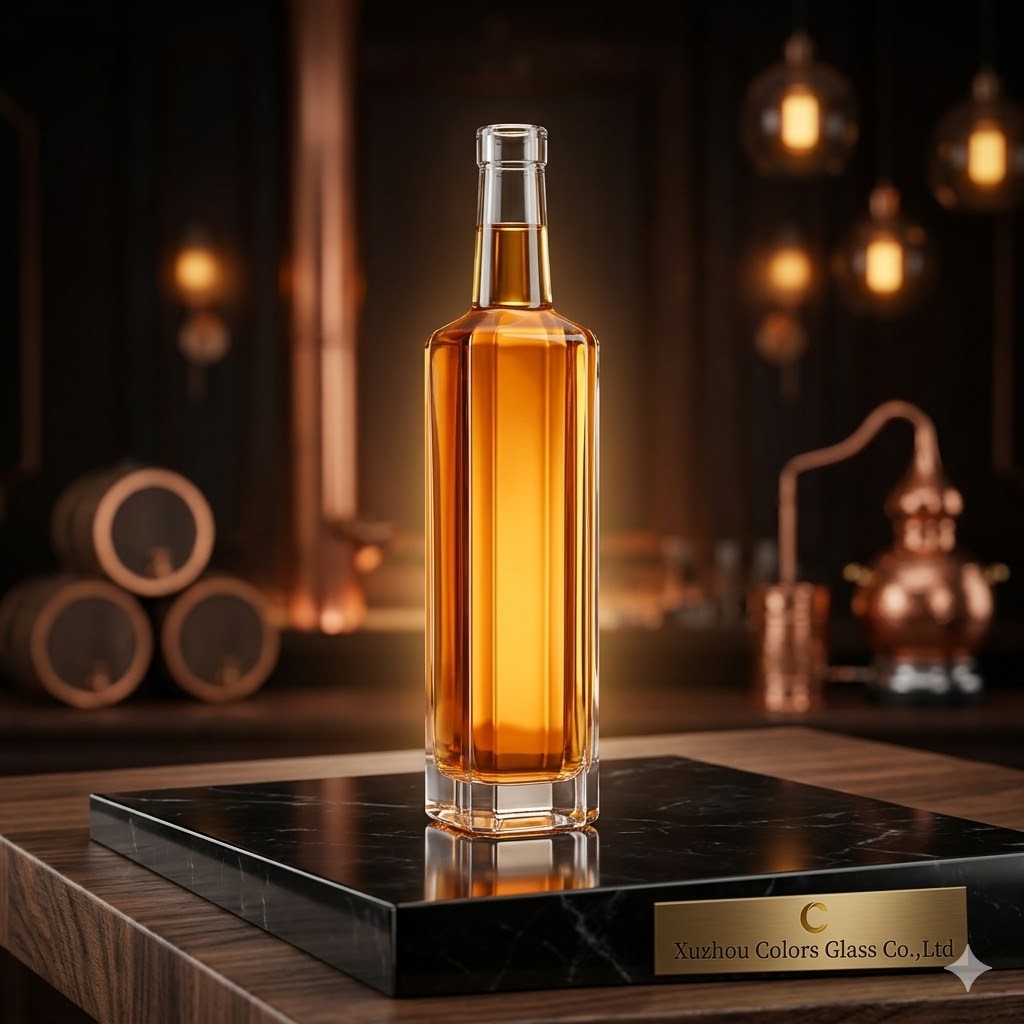 500ml Glass Liquor Bottle with Cork