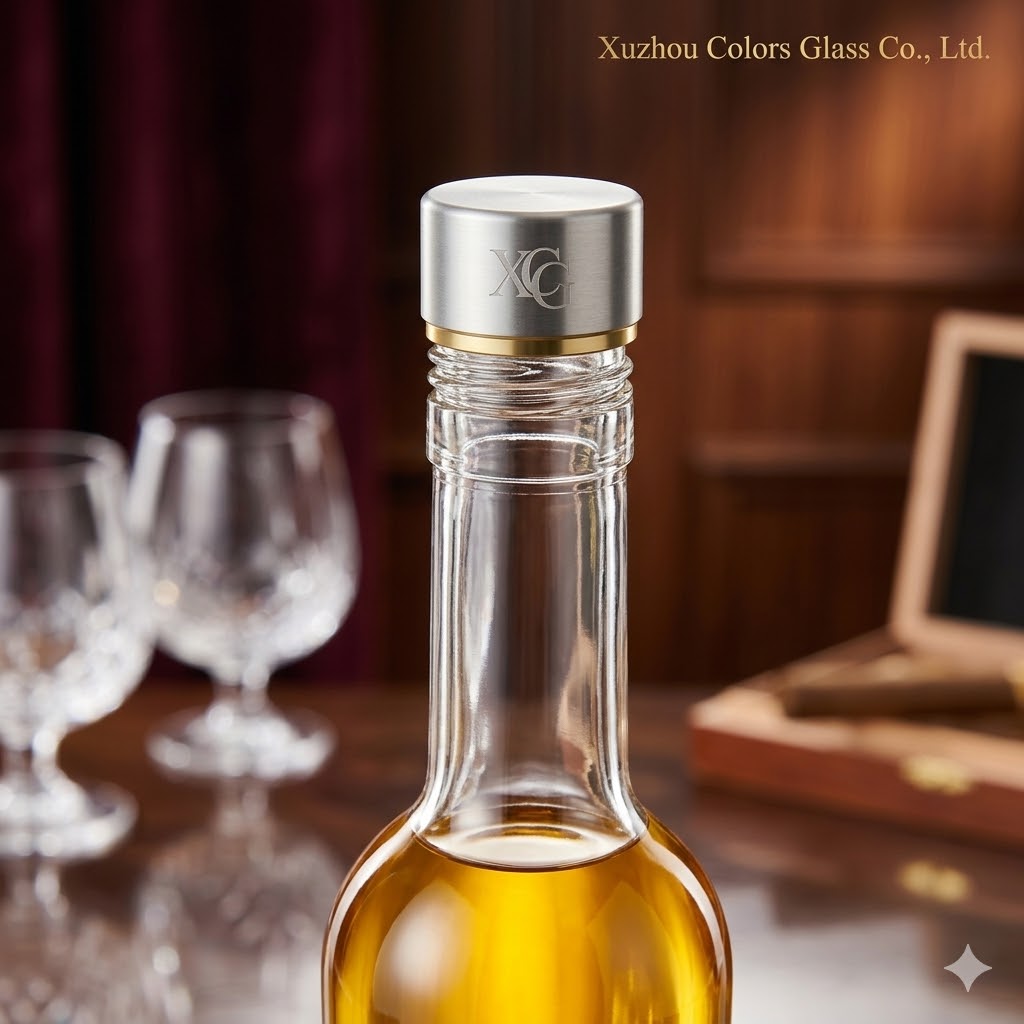Custom Glass Liquor Bottles with Cork (500ml / 700ml / 750ml)
