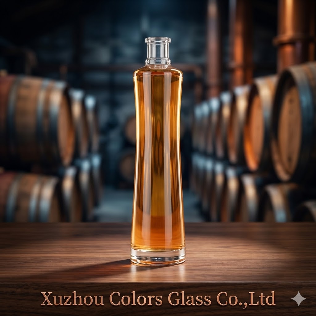 500ml Glass Liquor Bottle for Vodka & Whisky
