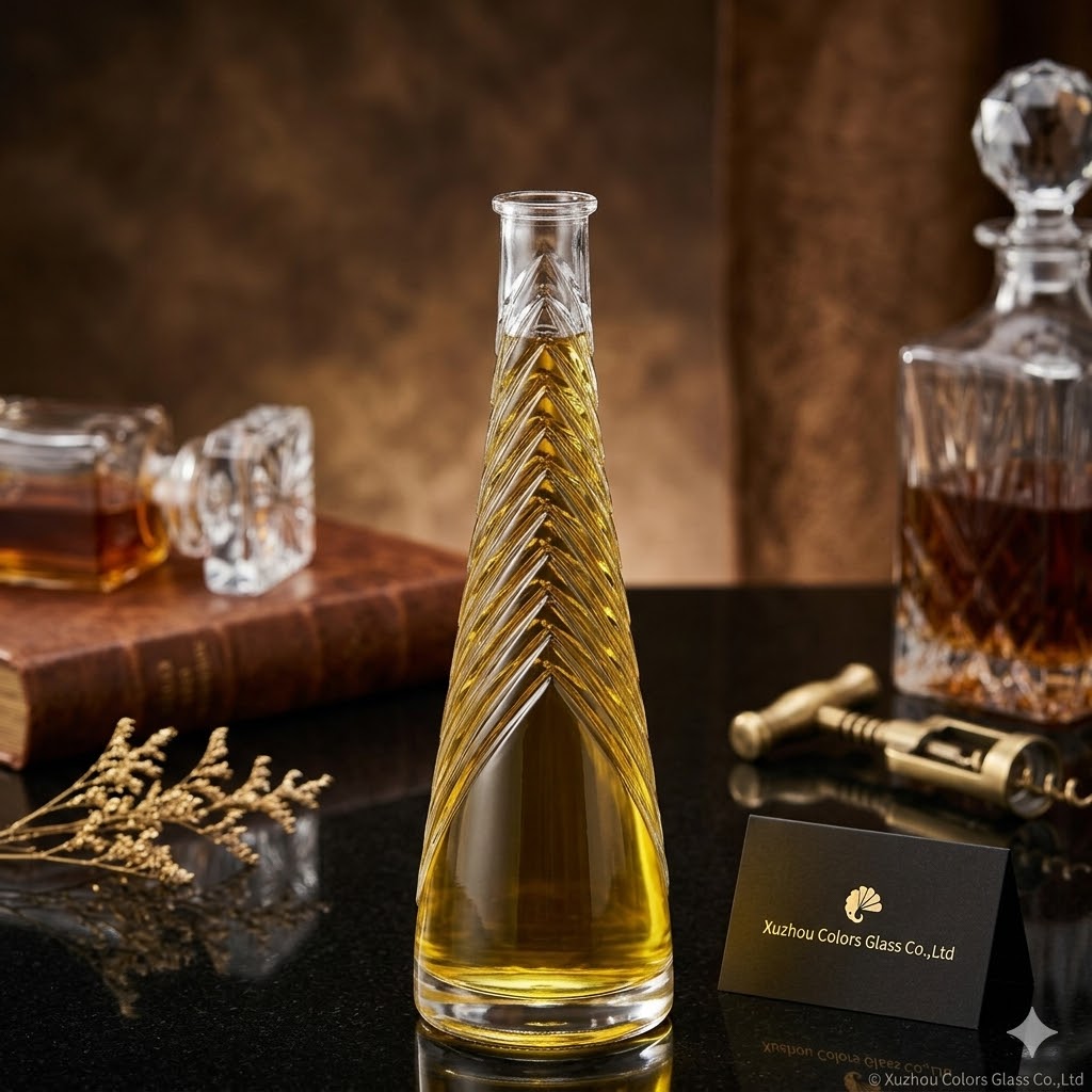 High Quality 750ml Glass Liquor Bottle Supplier