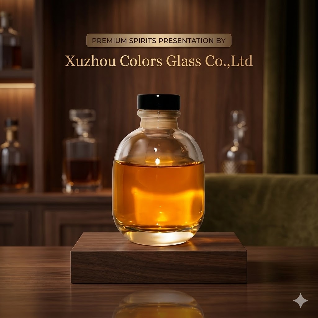 100ml Mini Glass Liquor Bottle with Tamper Evident Cap