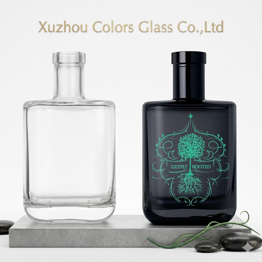 700ml Square Glass Liquor Bottle for Premium Spirits