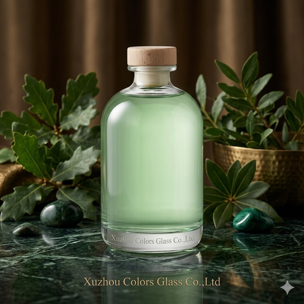 500ml Round Glass Liquor Bottle