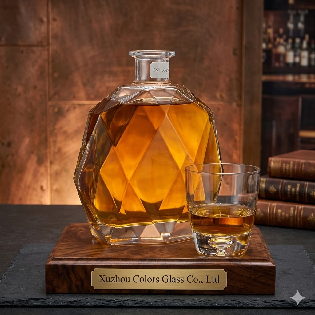 Luxury XO Decanter Glass Bottle 750ml