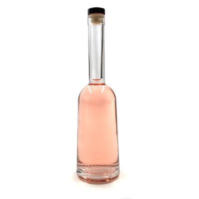 500ml long neck clear glass liquor bottle wholesale 