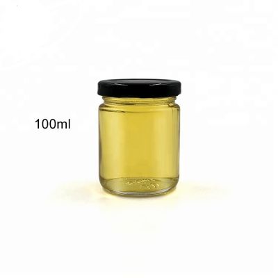 Fashion bottle 100ml lucid glass jar with sealed lid