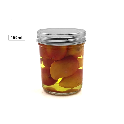 Hot sale 150ml glass ramekin jar caviar mason jars