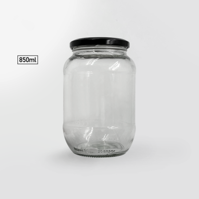 Premium 850ml Glass Preserve Jar for Pickle Storage Fermenting, Kombucha, Kefir