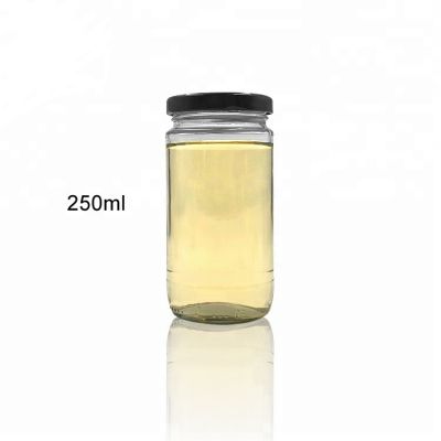 Wholesale empty 250ml food honey glass jars for canning 