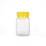 1000ml Transparent Glass Jam Honey Jar With Plastic Cap
