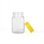 Wholesale 500g 1000g Octagonal glass honey jam jar bottle with plastic cap 