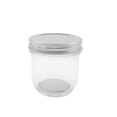 Cheap glass baby food storage jar with sliver lid 