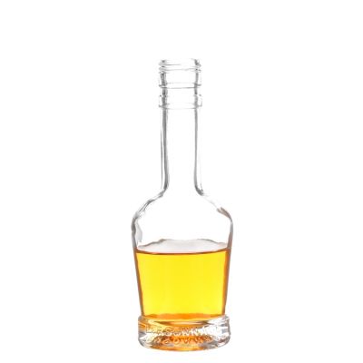 High End Alcohol Vodka Glass Bottle Extra Flint Decal Spirit liquor bottle for whisky rum