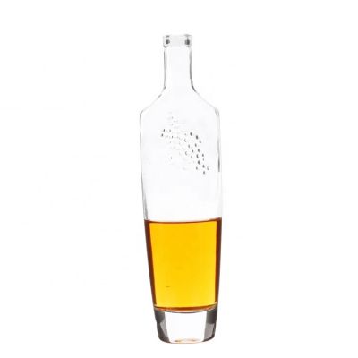 Liquor Bottle Crystal Glass Bottle for Alcohol 700ml Glass Spirit Bottles 
