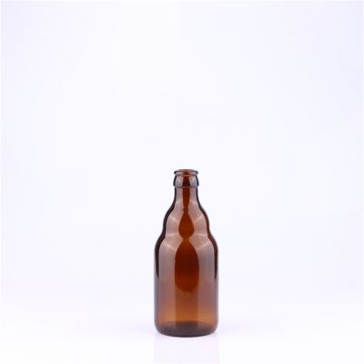 330ml 12oz Amber Glass Beer Bottles with Pull Ring Caps 