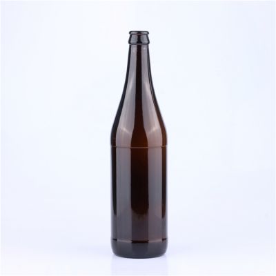 600ml 20oz Weight Dark Beer Bottle glass with Pull Ring Caps 