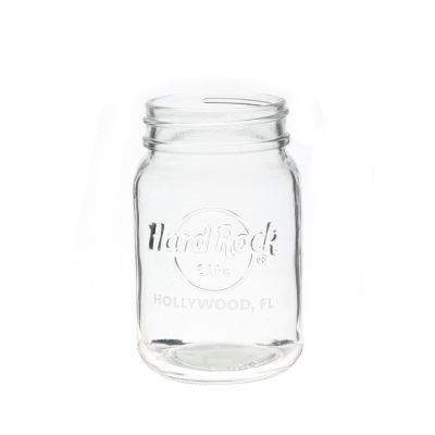 Hot Sale Custom Made Mason Jar glass bottle clear mason jars with lid 