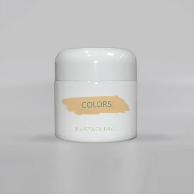 New design 120ml opal porcelain white glass cosmetic cream jar luxury for face cream 