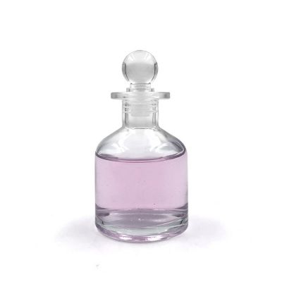 Round reed diffuser glass bottle 140ml 